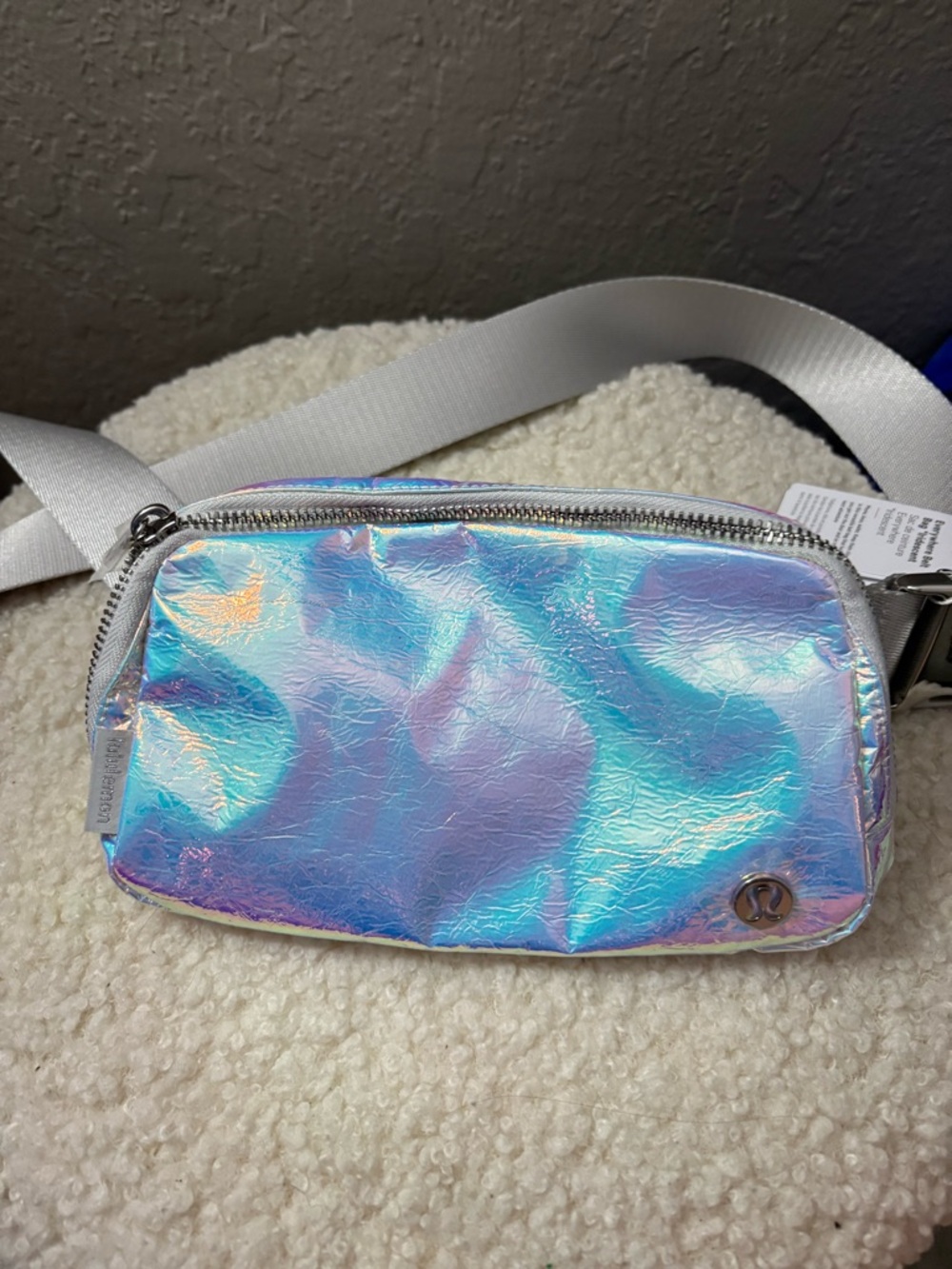 lululemon athletica Iridescent Holographic Crossbody - Blue/Pink